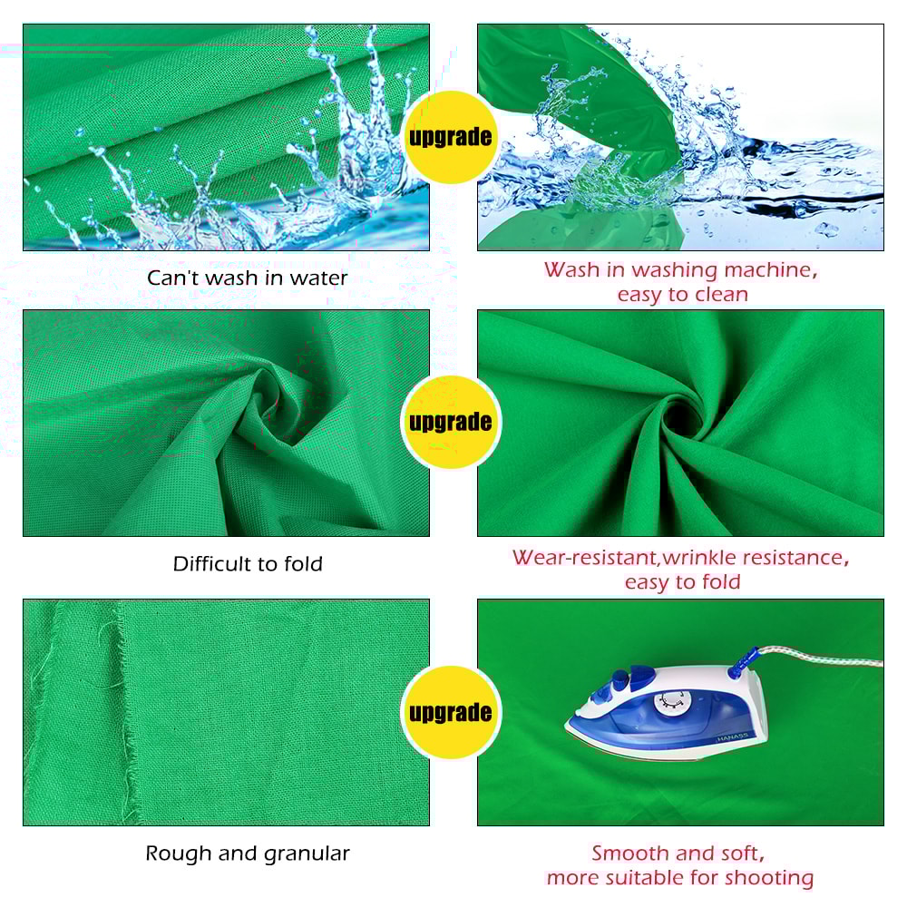 Back Drop Cloth Cotton Muslin For Photography Studio Backgrounds Chrome Key Screen 4