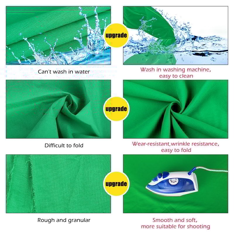 Back Drop Cloth Cotton Muslin For Photography Studio Backgrounds Chrome Key Screen 4