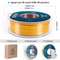 Three Tri Color Silk PLA Filament Spool Vacuum Packaging Special Color For Printing 3