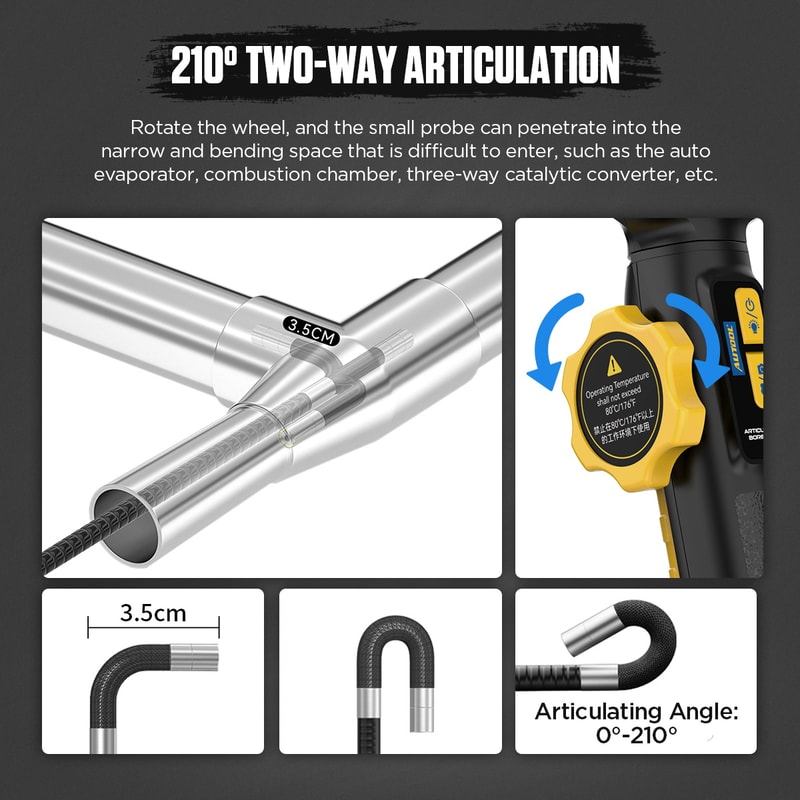 Automotive Industrial Endoscope With Light Auto Focus Endoscope Inspection Camera Lens For IMG Vid 2
