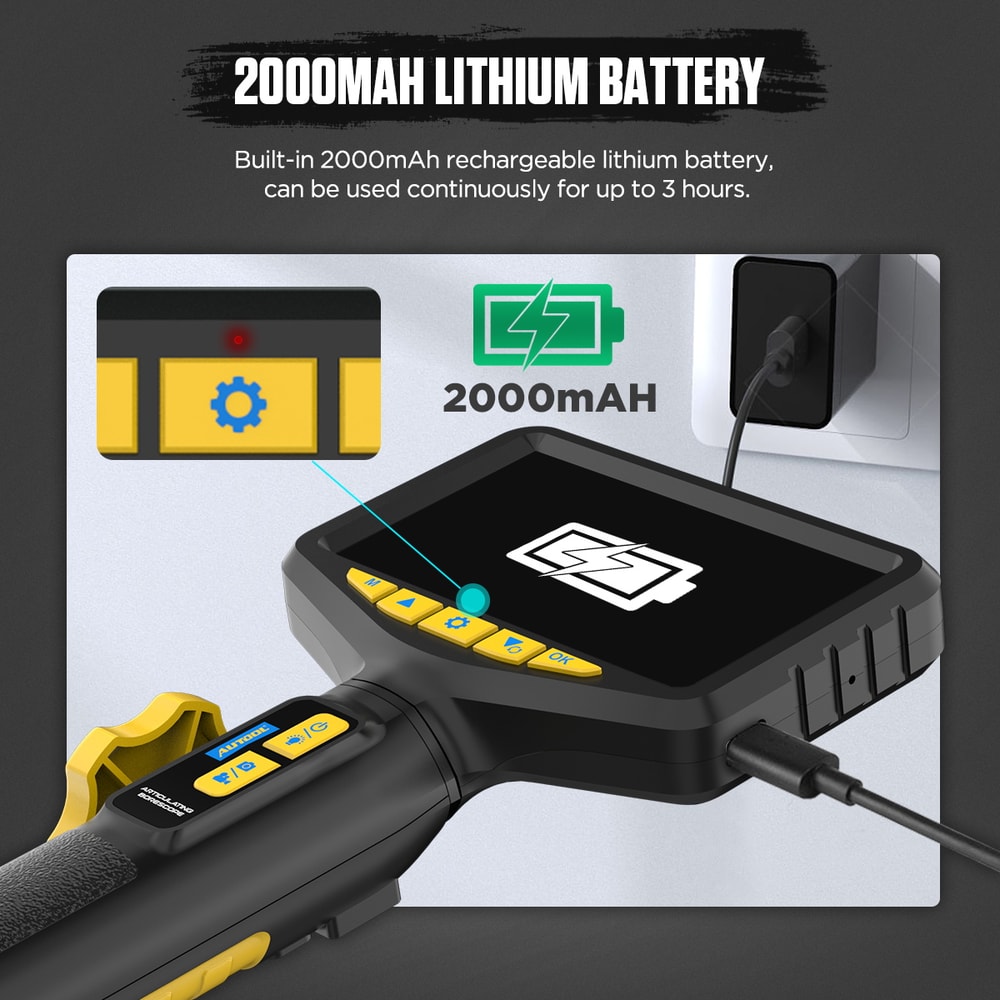 Automotive Industrial Endoscope With Light Auto Focus Endoscope Inspection Camera Lens For IMG Vid 4