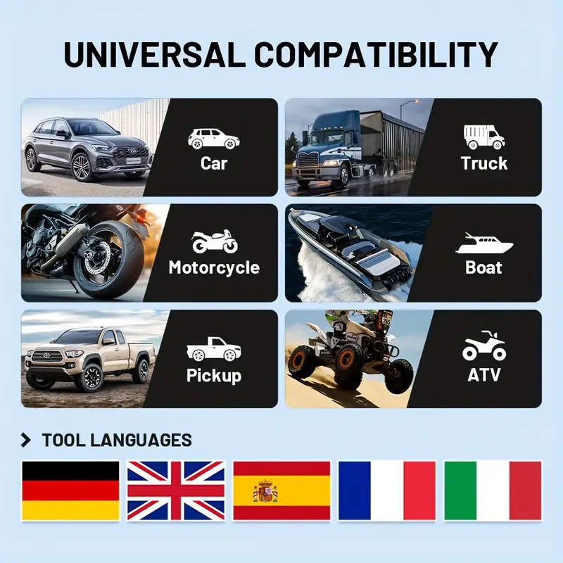 Car Battery Tester Digital Automotive Diagnostic Analyzer Vehicle Cranking Charging Scanner Tool 5