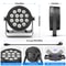 RGBW LED Stage Effect Light, Remote Control Flat DJ Light for Disco Bar Club Stage Events
