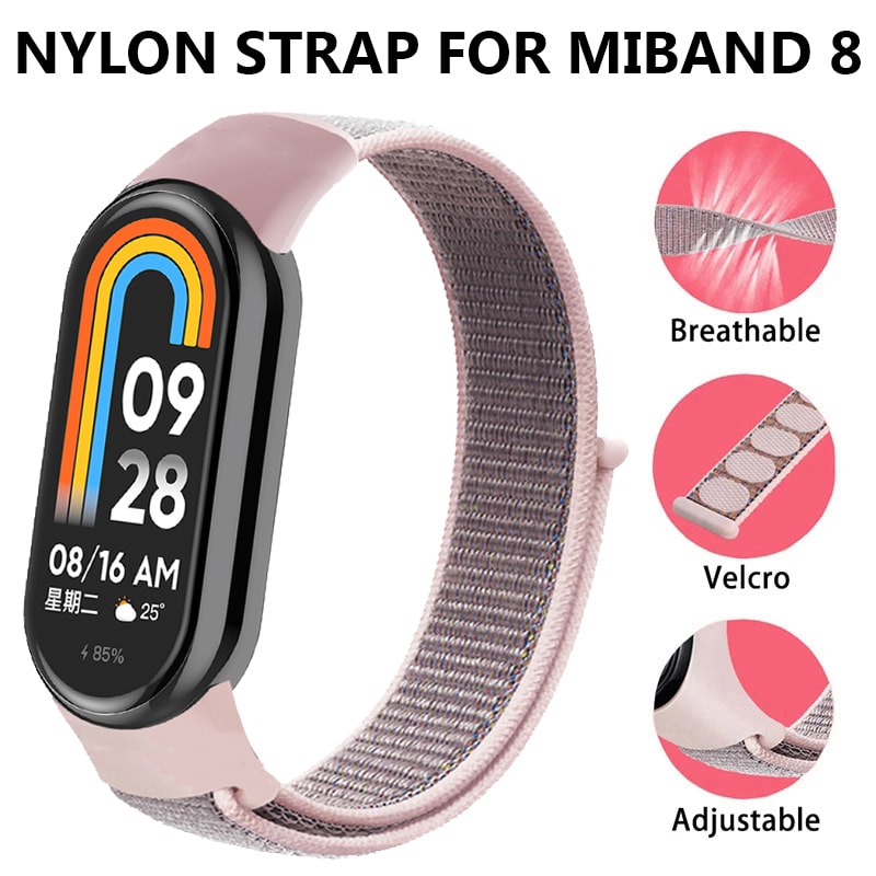 Bracelet Mi Band Strap Nylon Sport Watch Wrist Belt Breathable Wristband Replacement For Daily Fitn 2