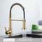 Silver Gray Kitchen Sink Faucet One Handle Spring Hot And Cold Water Tap Deck Mounted Matte Black K