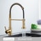 Silver Gray Kitchen Sink Faucet One Handle Spring Hot And Cold Water Tap Deck Mounted Matte Black K