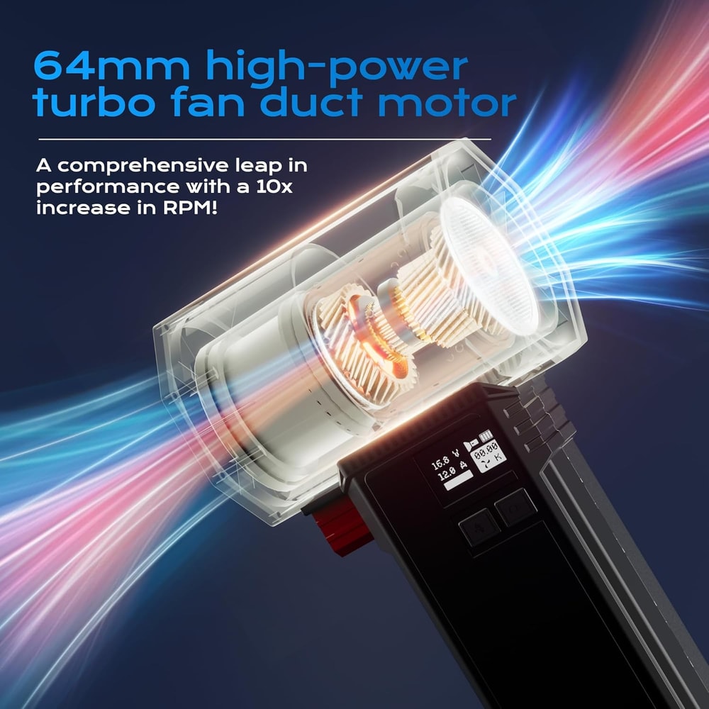 Air Blower Handheld Turbo Jet Fan Powerful Brush Less Motor Super Strong Dust Blower Cleaning Tool 5