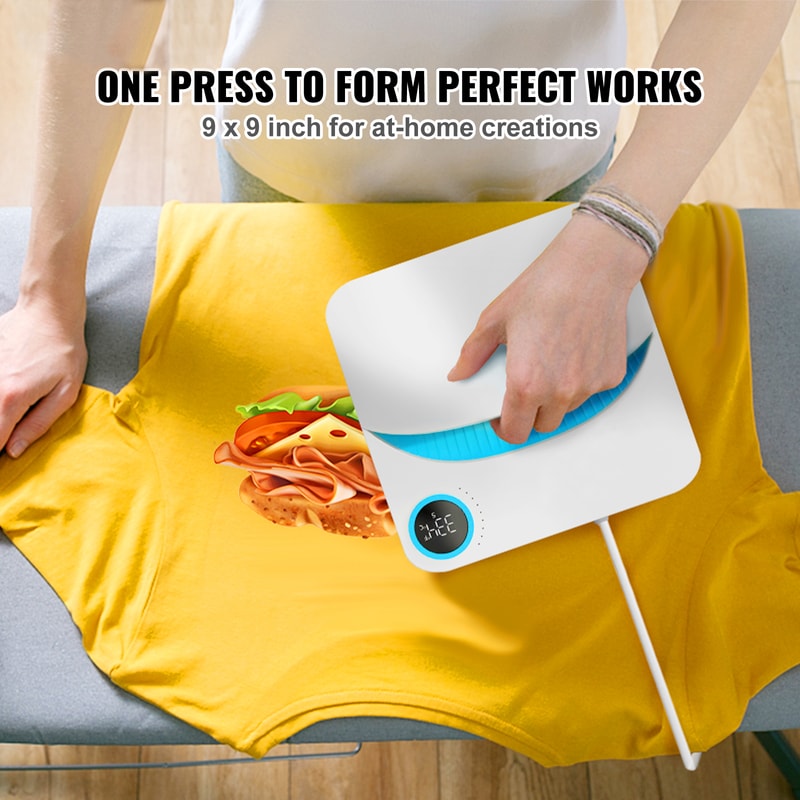 Portable Heat Press Machine DIY Shirt Printing Multifunctional Sublimation Transfer HTV Vinyl Tshir