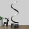 Classic Creative Spiral LED Table Lamp, Modern Minimalist Dimmable Spiral Table Lamp, Adjustable Arm, Soft Light