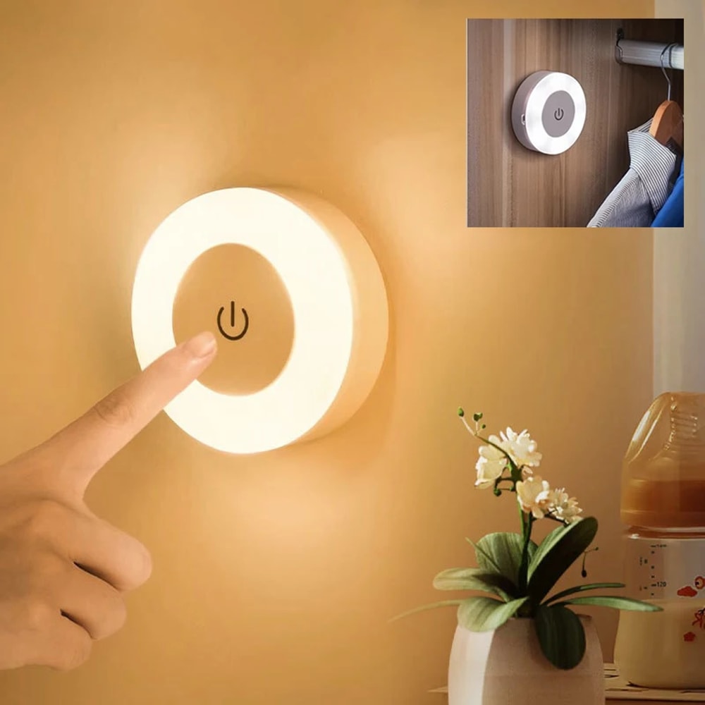 LED Light Portable USB Rechargeable Night Light For Living Room Bedroom Home Decor Lamps Lighting U 0