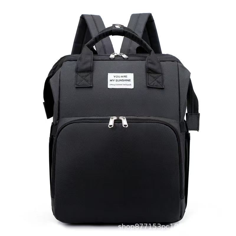 Folding Mommy Bag Lightweight Portable Folding Crib Bed Largecapacity Baby Backpack Female Mommy Ou 6