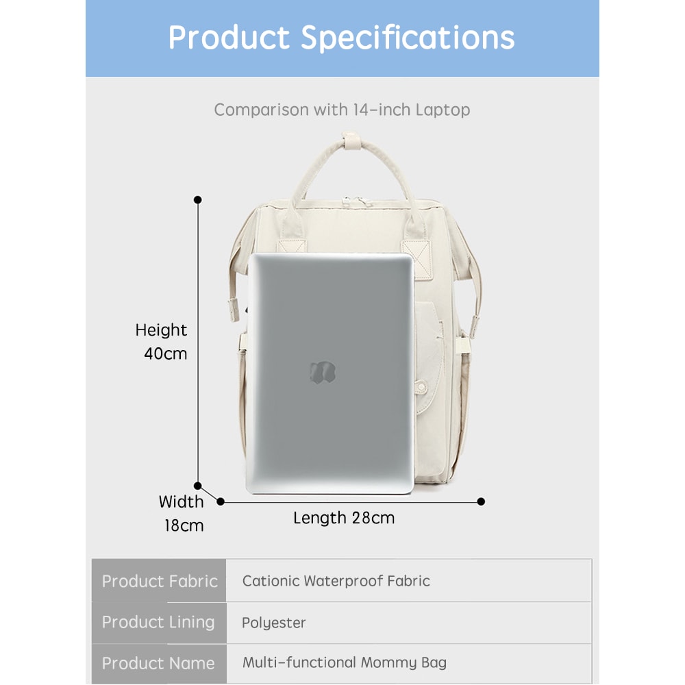 Baby Nappy Bag Mummy Backpack Waterproof Outdoor Travel Mommy Maternity Bag For Baby Stuff 1