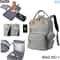 Diaper Bag Backpack Baby Essentials Travel Tote Multifunction Waterproof With Changing Station Pad 4