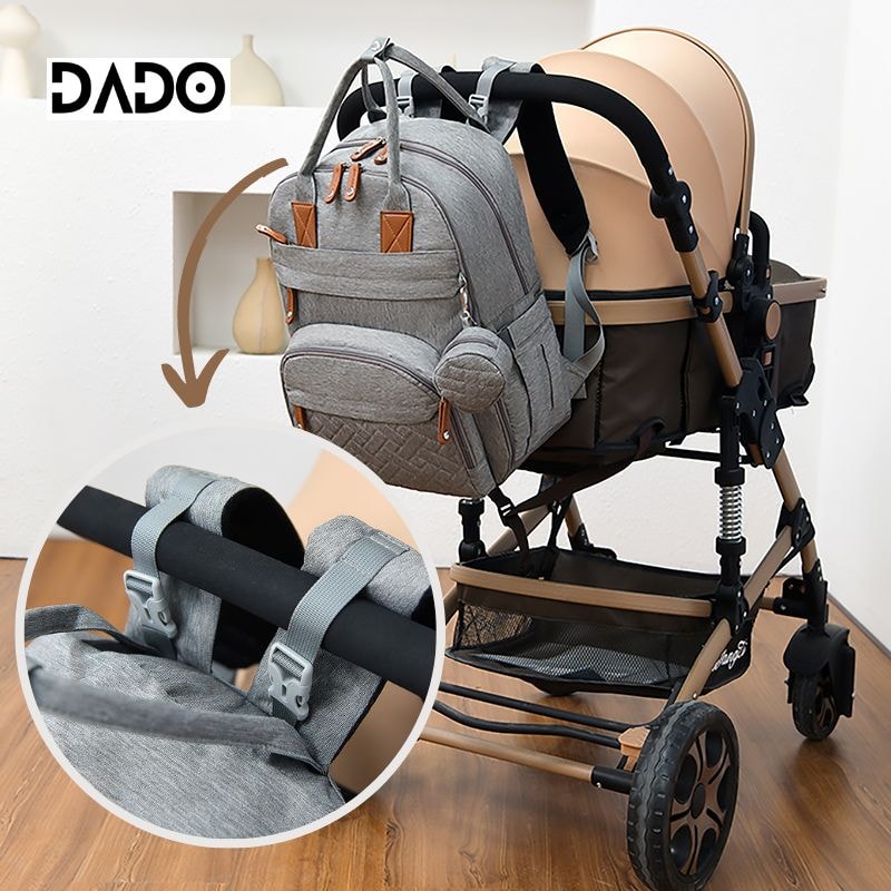 Diaper Bag Backpack Baby Essentials Travel Tote Multifunction Waterproof With Changing Station Pad 3