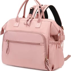 large capacity diaper bag backpack for women, cotton maternity shoulder bag, baby nappy tote for shopping