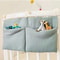 Multifunctional Crib Storage Bag Baby Diaper Bag Toddler Bed Organizer Head Board Organizer For Kid 3
