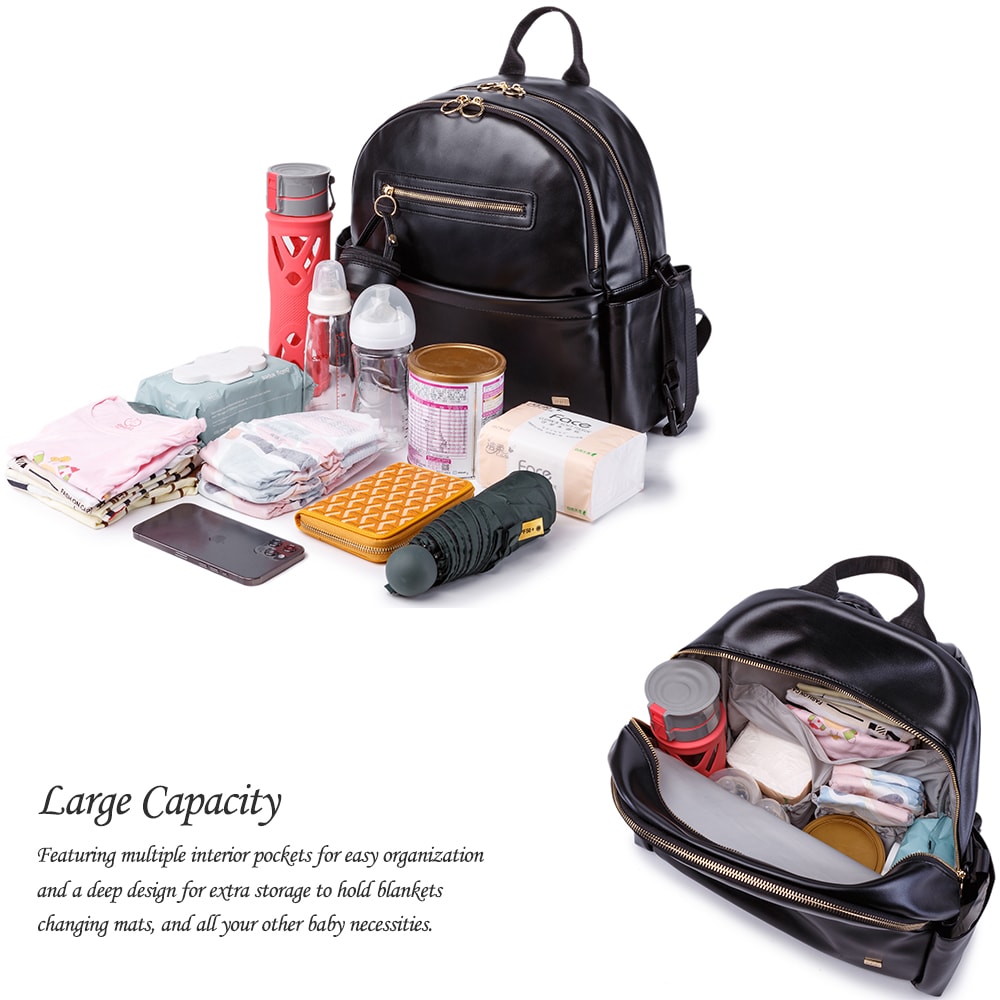 Diaper Bag For Newborn Baby Large Capacity Waterproof Nappy Changing Bag With Pacifier Bag Travel D 2