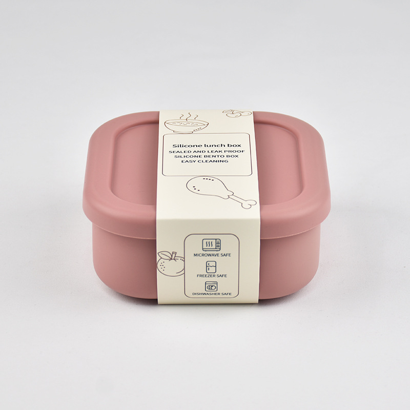 New Sealed Silicone Lunch Box For Outdoor Microwave Oven Safe Summer Food Storage Portable Snack Bo 4