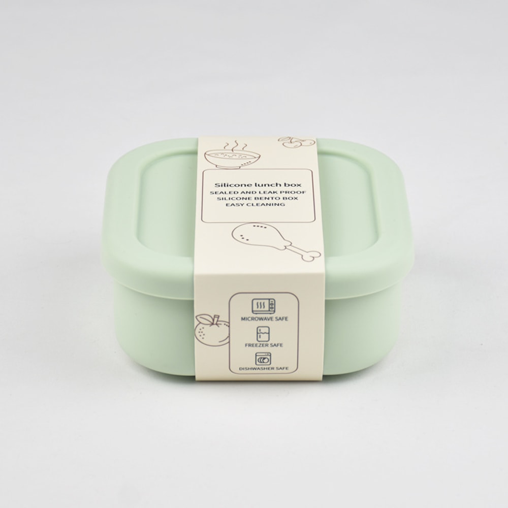 New Sealed Silicone Lunch Box For Outdoor Microwave Oven Safe Summer Food Storage Portable Snack Bo 6