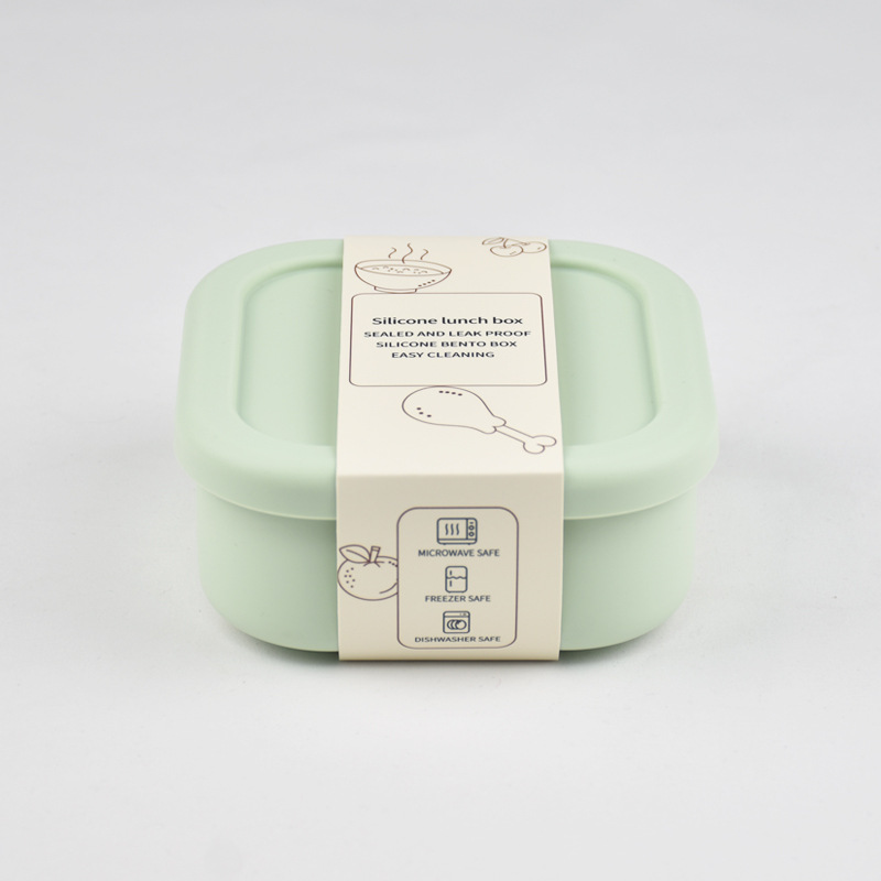New Sealed Silicone Lunch Box For Outdoor Microwave Oven Safe Summer Food Storage Portable Snack Bo 6