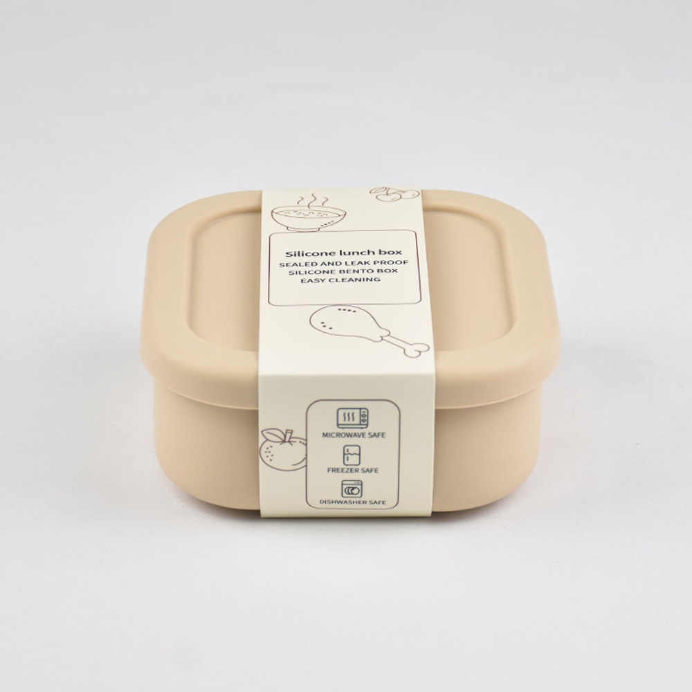 New Sealed Silicone Lunch Box For Outdoor Microwave Oven Safe Summer Food Storage Portable Snack Bo 7