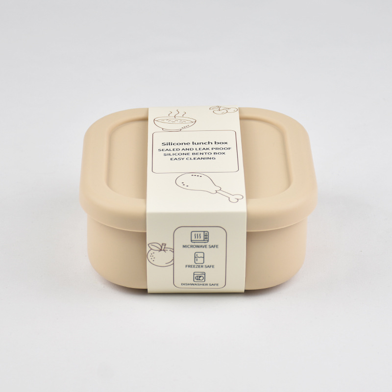 New Sealed Silicone Lunch Box For Outdoor Microwave Oven Safe Summer Food Storage Portable Snack Bo 7
