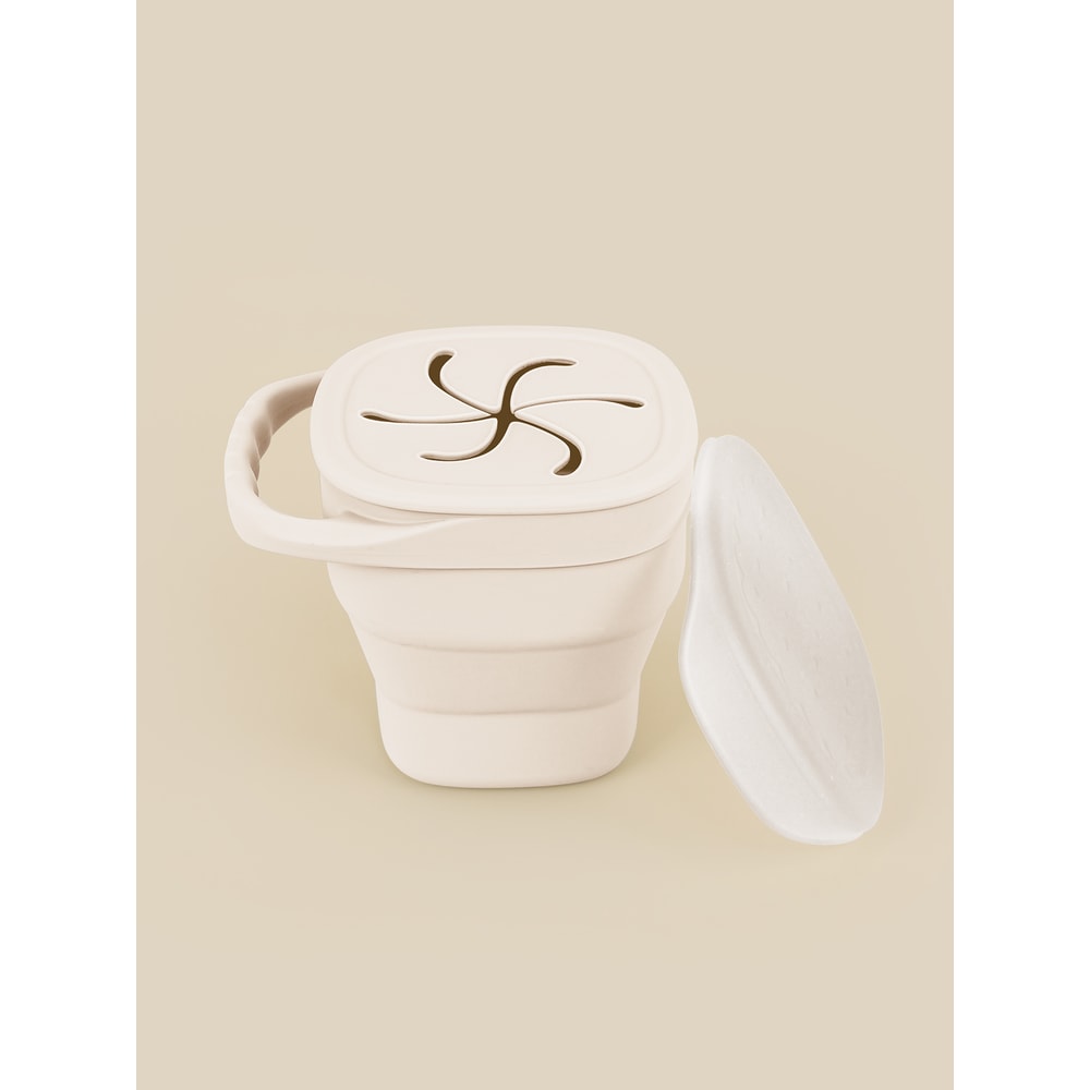 Baby Silicone Snack Cup, Portable Baby Snack Box, Soft Silicone Snack Box, Feeding Training, Baby Food Storage