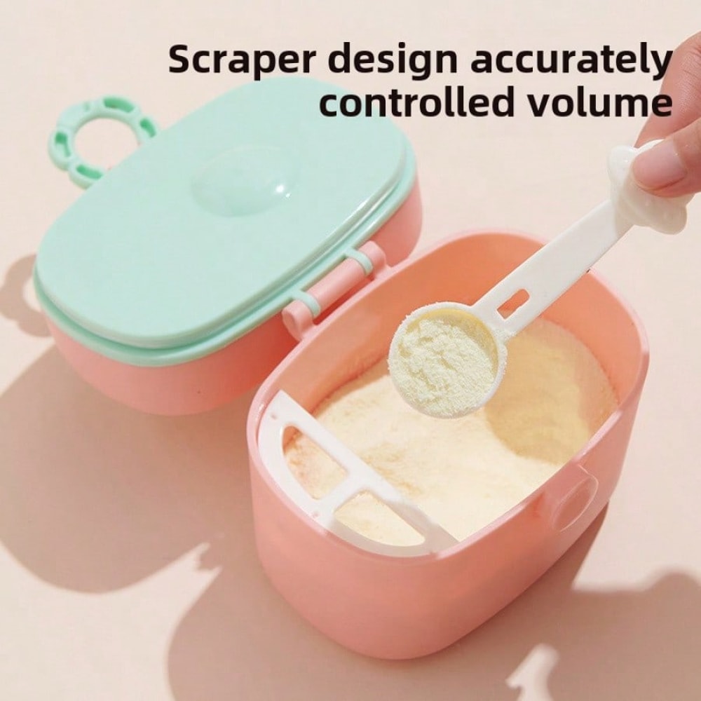 Bee Flower Milk Powder Box Portable Food Storage Container Baby Formula Dispenser Baby Storage Orga 2