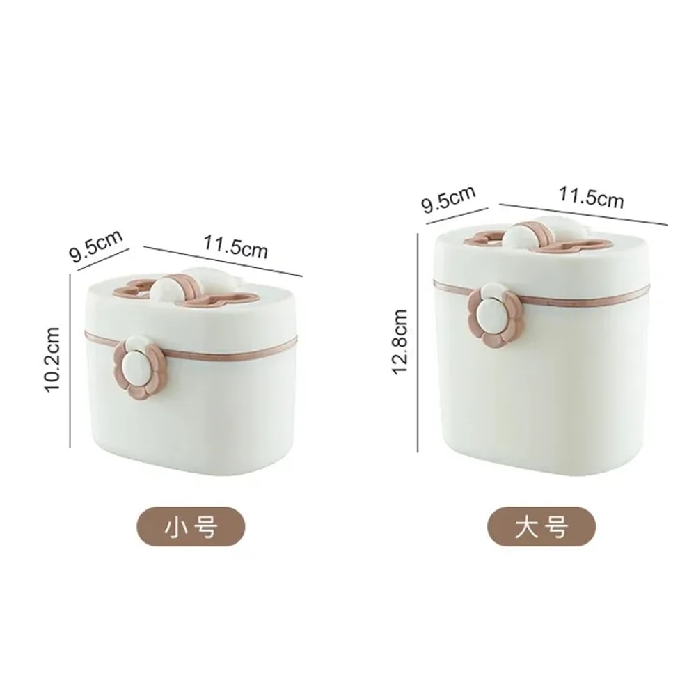Bee Flower Milk Powder Box Portable Food Storage Container Baby Formula Dispenser Baby Storage Orga 4