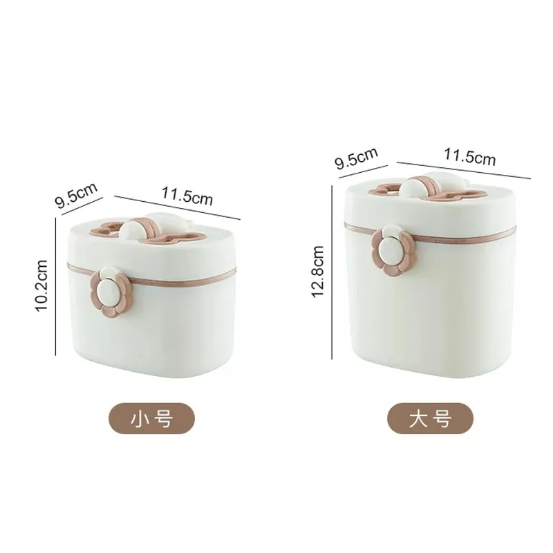 Bee Flower Milk Powder Box Portable Food Storage Container Baby Formula Dispenser Baby Storage Orga 4