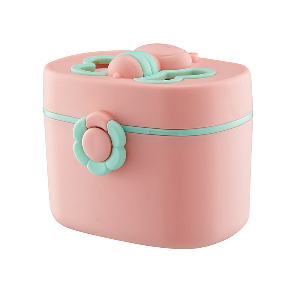 Bee Flower Milk Powder Box Portable Food Storage Container Baby Formula Dispenser Baby Storage Orga 5