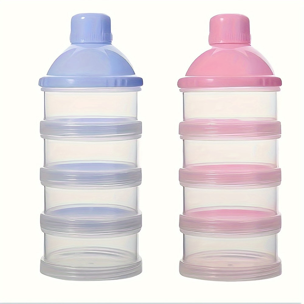 Transparent Milk Powder Container Stackable Baby Food Storage Box Portable Formula Dispenser For Tr 0