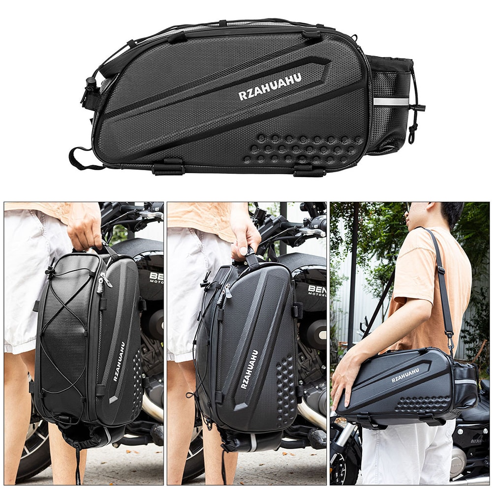 Large Capacity Bicycle Carrier Bag Fold Able Bike Bags Waterproof Rear Seat Basket Pannier Trunk Sa 1