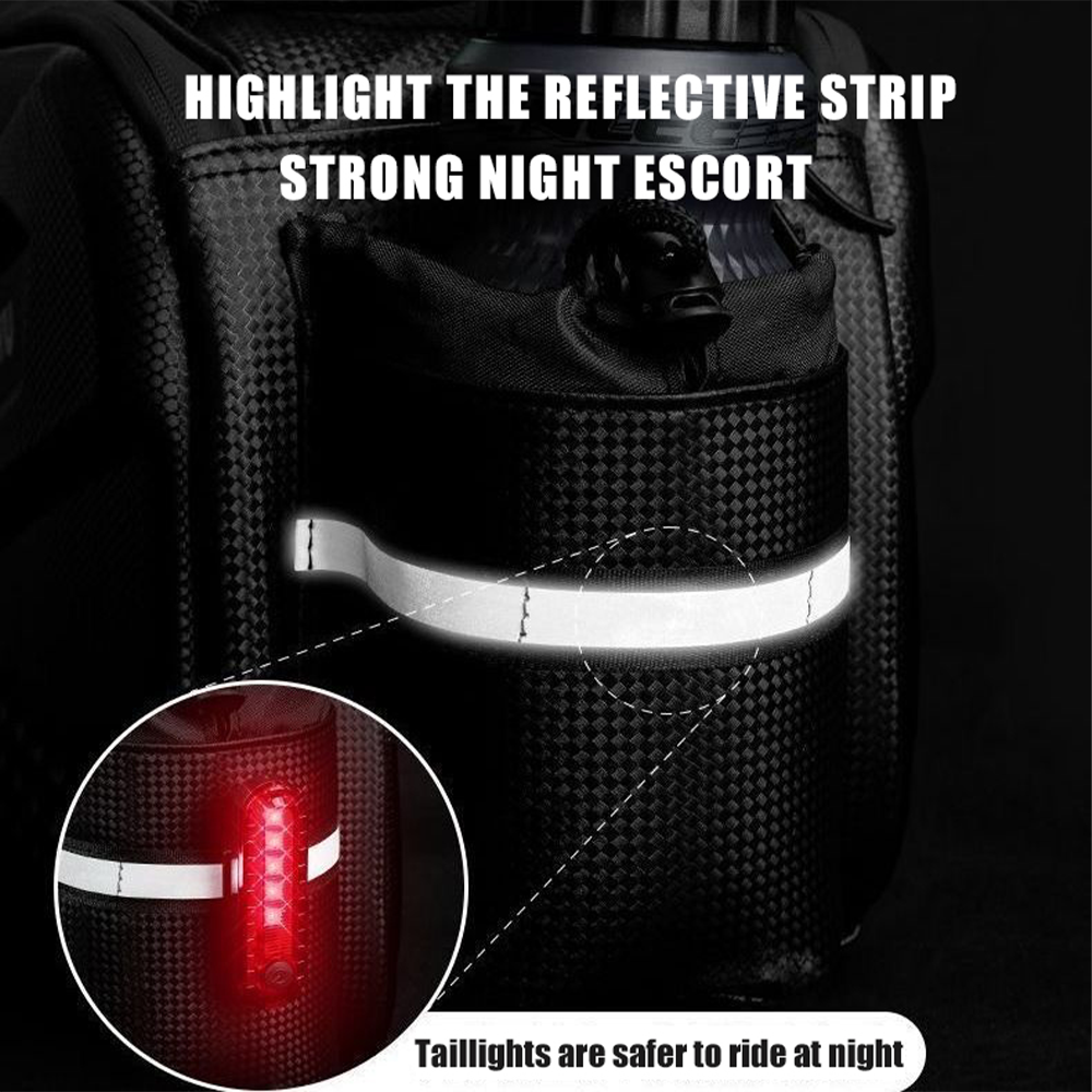 Large Capacity Bicycle Carrier Bag Fold Able Bike Bags Waterproof Rear Seat Basket Pannier Trunk Sa 4