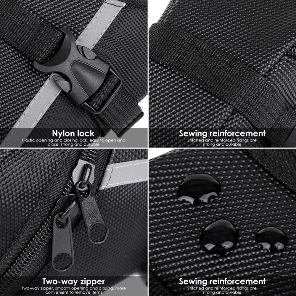 Bicycle Waterproof Saddle Bag Reflective Tail Bag Universal Rear Bag For Bike Outdoor Bicycle Acces 4