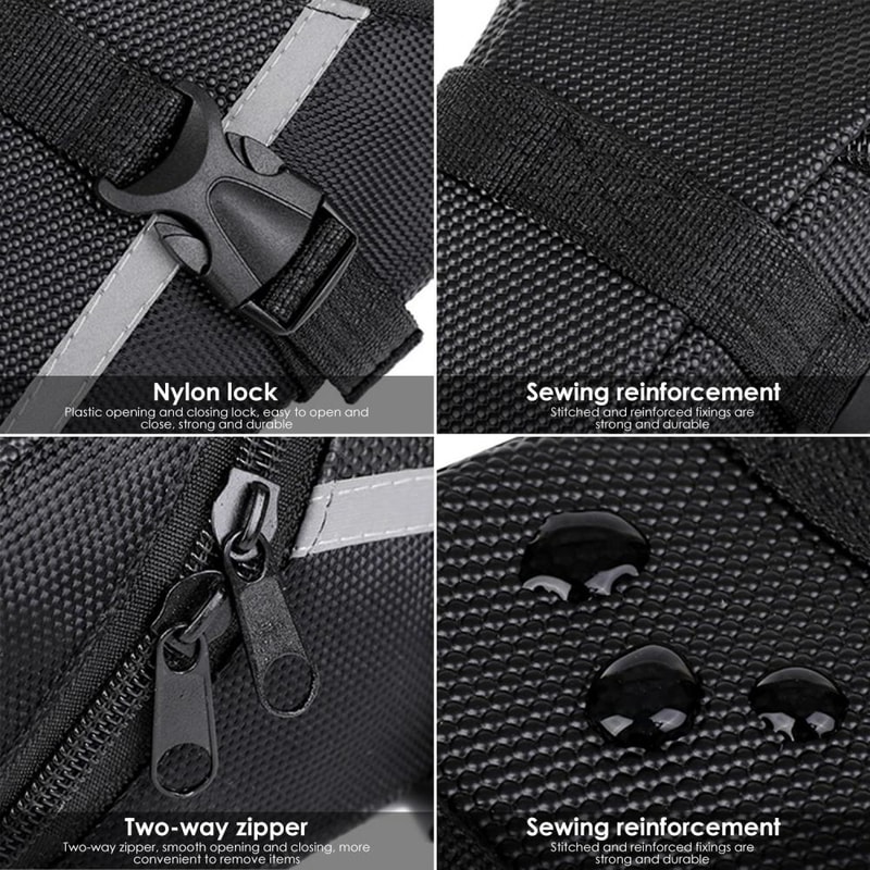 Bicycle Waterproof Saddle Bag Reflective Tail Bag Universal Rear Bag For Bike Outdoor Bicycle Acces 4