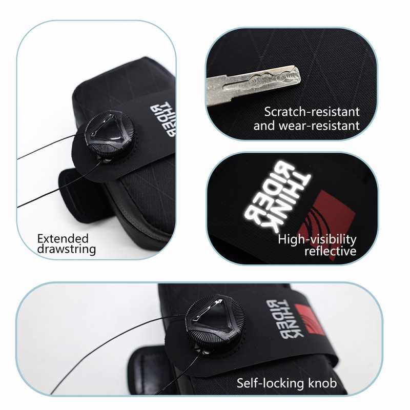 Bicycle Saddle Bag Mini Portable Tail Bag For MTB Road Bike Tool Kit Repair Bag Reflective Cycling 4