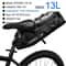 Water Proof Bike Bag Large Capacity Bicycle Saddle Bag Fold Able Tail Rear Bag For MTB Road Bikes 6