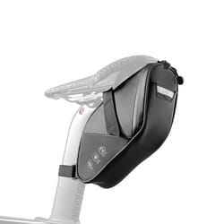 bike saddle bag waterproof rear under seat storage bag, water bottle pocket cycling pouch for mtb, mountain, road bike