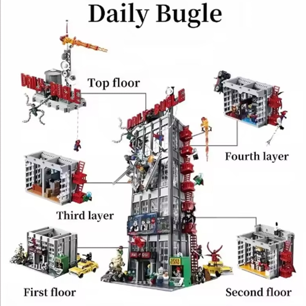 Daily Bugle Building Blocks Home Decorations Christmas Gifts Birthday Gifts Small Gifts For All Age 2