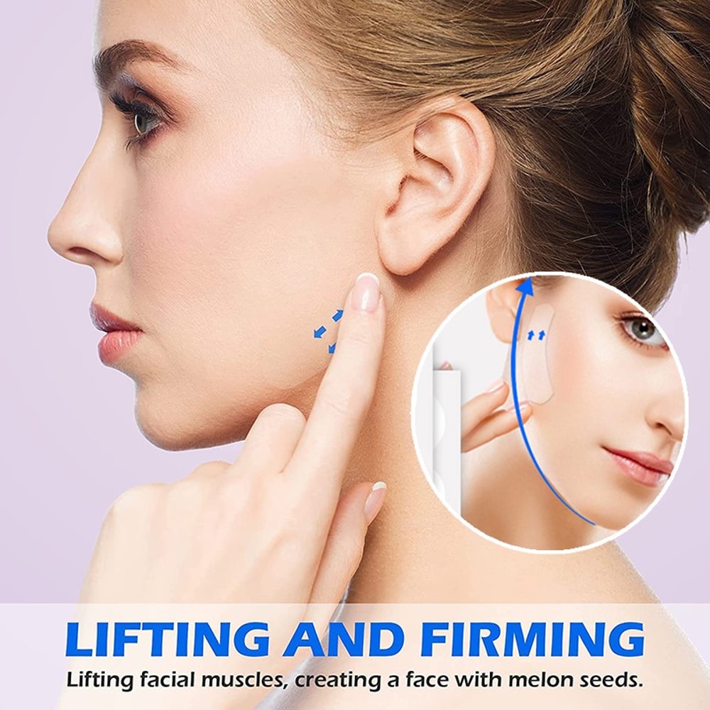 Waterproof Face Makeup Adhesive Tape Invisible Breathable Lifting Face Sticker Tighten Chin Facial 1