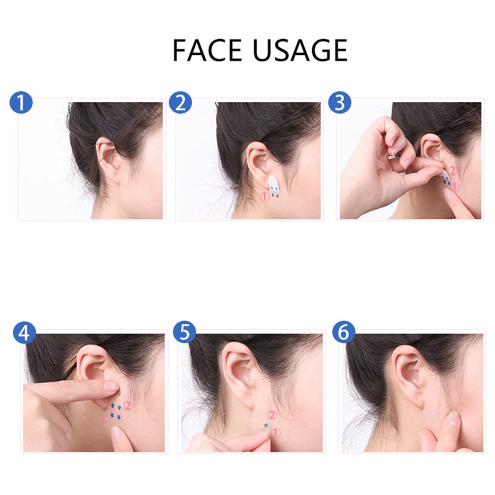 Waterproof Face Makeup Adhesive Tape Invisible Breathable Lifting Face Sticker Tighten Chin Facial 2