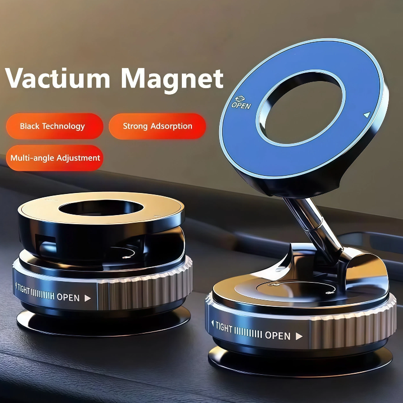 Vacuum Strong Magnetic Car Phone Holder Foldable 360 Adjustable Design Universal CarDeskBathroom Mo 1