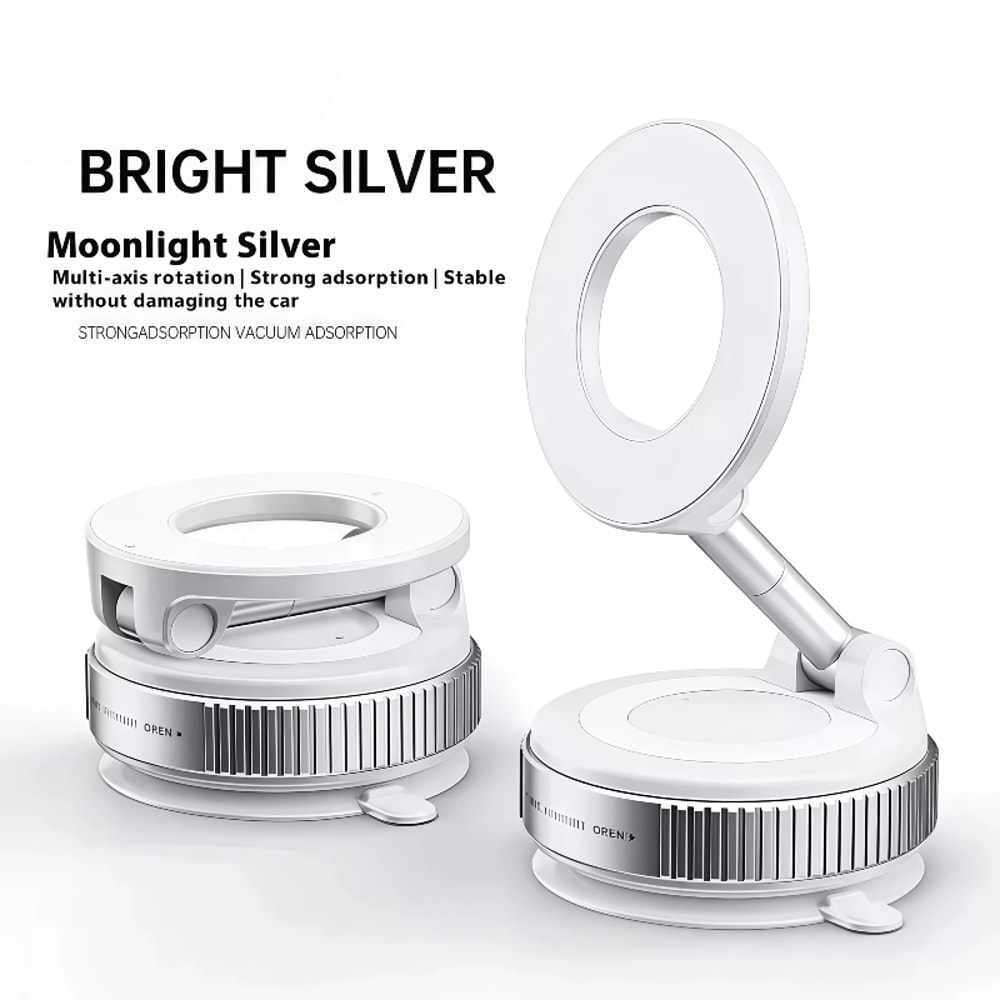 Vacuum Strong Magnetic Car Phone Holder Foldable 360 Adjustable Design Universal CarDeskBathroom Mo 9