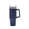 Insulated Tumbler With Handle And Straw Double Wall Thermal Iced Travel Mug Car And Outdoor Use 6