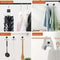Rotating Storage Hanger With Hooks Enhanced Belt And Scarf Rack Wooden Wardrobe Organizer 4