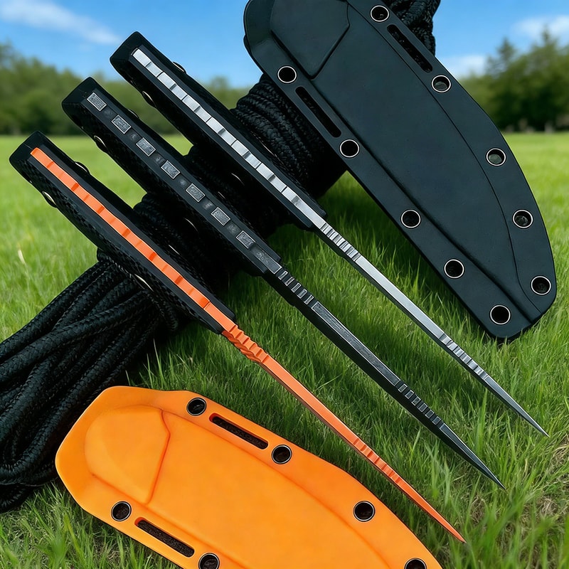 Tactical high hardness outdoor cutting tool, camping EDC utility cutter, wilderness adventure daily cutting tool