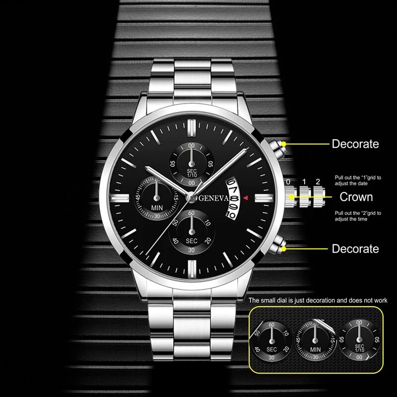 Fashion Men Watch Luxury Quartz Wrist Watch, Business Watches Man Clock, Male Bracelet Wrist watch