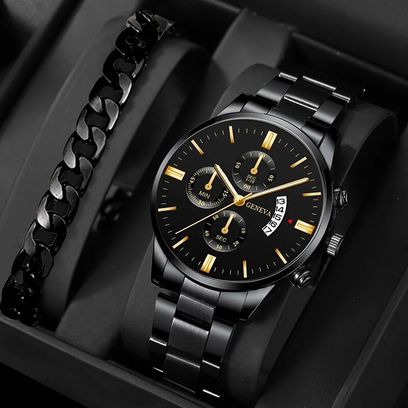 Fashion Men Watch Luxury Quartz Wrist Watch, Business Watches Man Clock, Male Bracelet Wrist watch