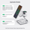 Magnetic Wireless Charger For IPhone Wireless Charging Station Compatible With Apple Watch And AirP 4
